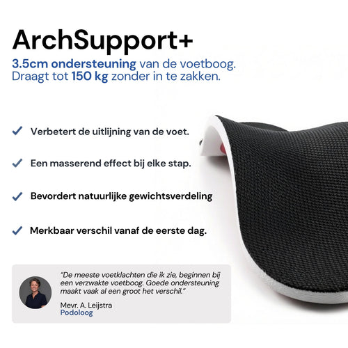 Ondersteunende inlegzolen tegen voetklachten
